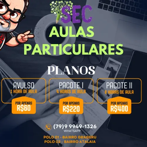 Aulas Particulares em Física, Química e Matemática