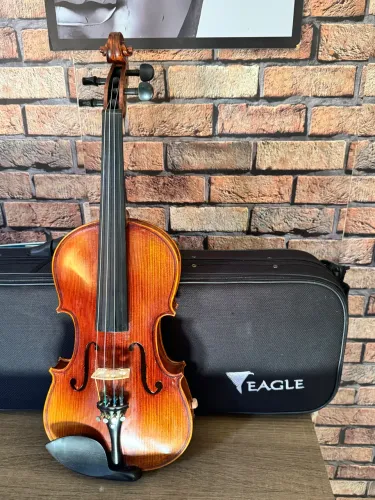 Violino Eagle VK544 4/4 | Regulado por Luthier. Mais de R$ 1.000 em Upgrades e Acessórios.