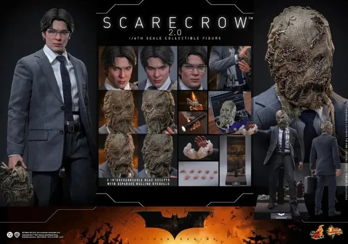 Hot Toys Espantalho Scarecrow (2.0) Batman Begins