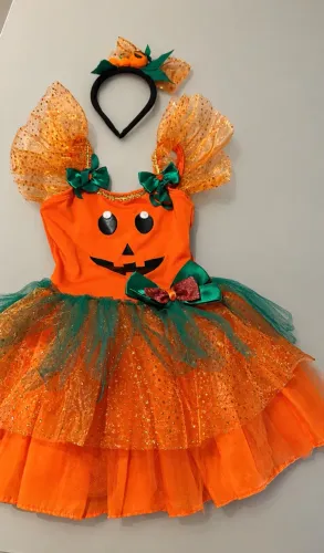 Fantasia Halloween infantil Mini Abóbora