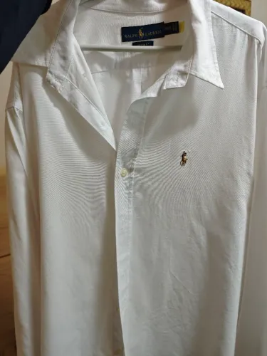 Camisa Ralph Lauren Branca Plus Size
