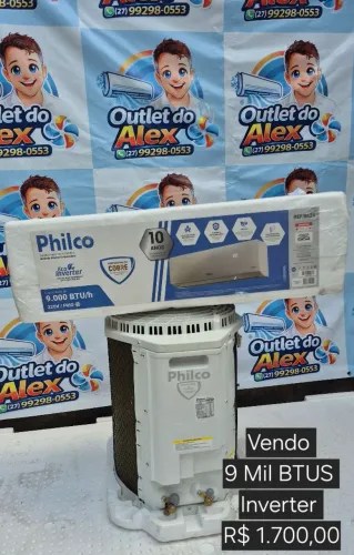 Vendo ar condicionado 9 mil btus - Novo