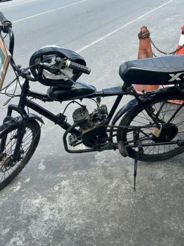 Bicicleta motorizada a gasolina 