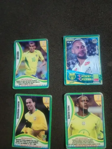 Ronaldinho gaúcho, Roberto Carlos,Rivaldo e de brinde Neymar do santos
