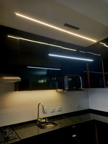 Luminária pendente LED Bella Italia 6000K Frio 23W 110V - 106 cm x 4 cm