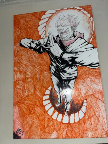 Quadro do sukuna personalizado
