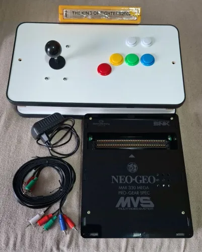 Neo Geo MVS Consolized completo com Controle Arcade e Kof 2002 Plus