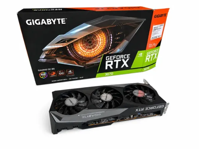Placa De Video Geforce Rtx 3070 Gigabyte 8gb Gddr6