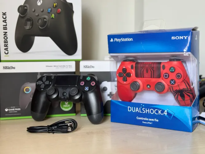 Controle Playstation 4 novo com garantia