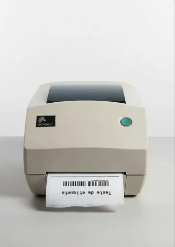 Impressora De Etiquetas Zebra Gc420T Completa + Brinde 