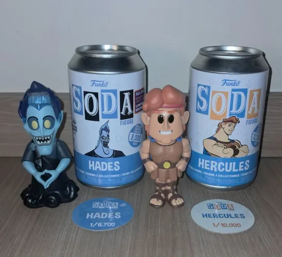 Funko Soda kit Hércules + Hades Disney 