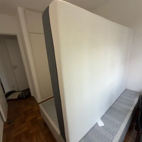 Cama Box + Colchão Emma Original Casal - Excelente Estado