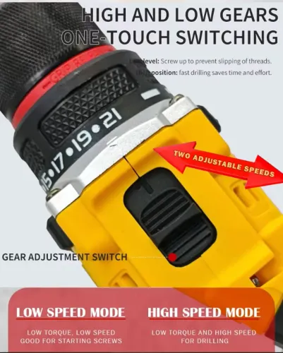 Parafusadeira Nova, Pequena e leve para bateria dewalt 20v. Motor Brushless.