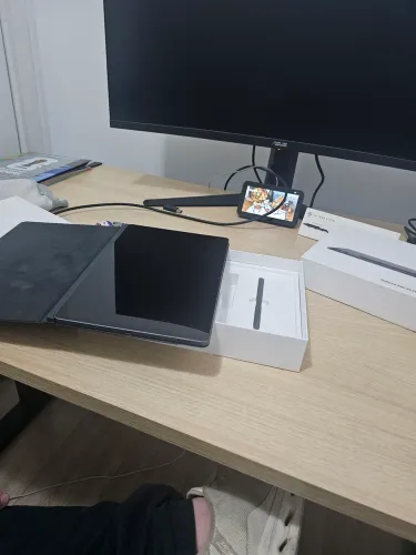 Tablet s9 fe plus com caixa