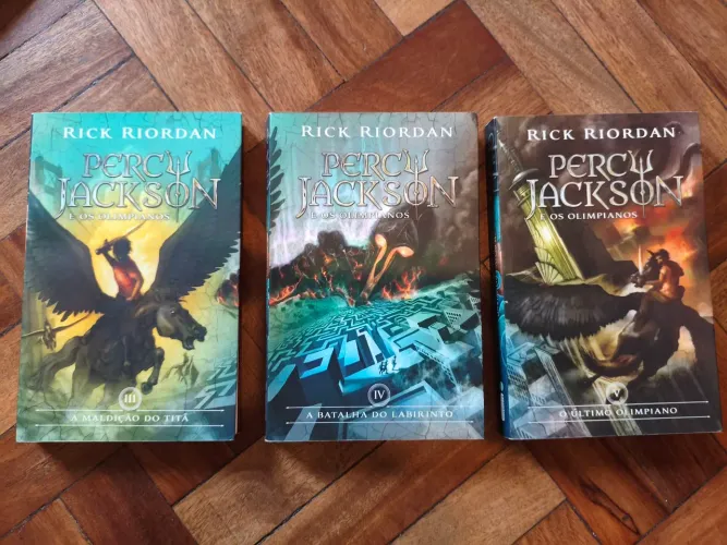 Percy Jackson e os Olimpianos - 3 Livros - Rick Riordan