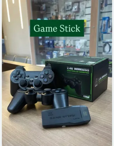 Game stick com 2 controles