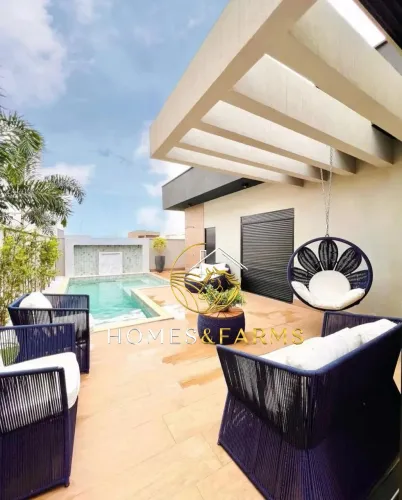 Casa térrea, para locação, Portal do Sol Green 4 suítes mobiliada