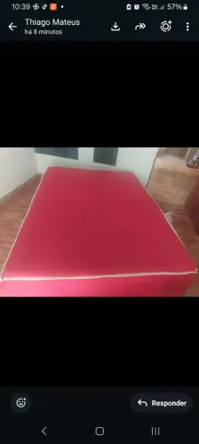 Cama de casal mola ensacada