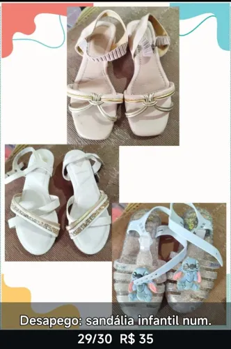 Sandalinhas infantil * menina