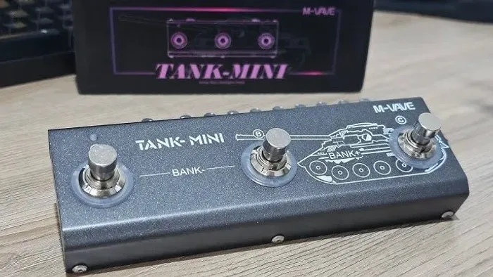Pedaleira Mvave Tank mini Guitarra 