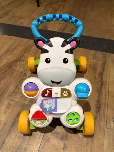 Andador Zebra Fisher-Price Infantil com Atividades