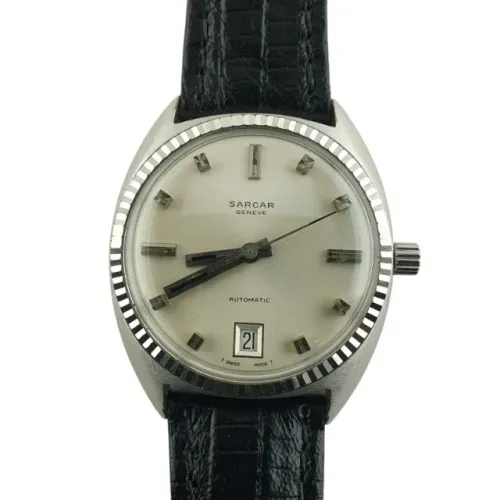 Relógio Sarcar Automático Swiss Mod 107 Vintage Raridade