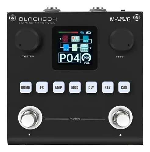 Pedal Efeitos M-vave Blackbox Para Guitarra Ir E Simulador