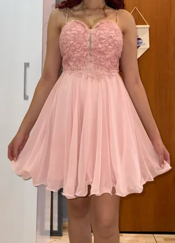 Vestido Rosa de Festa Formatura Casamento Aniversário de 15 anos