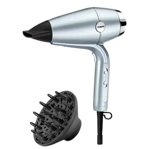 Secador de Cabelo Conair Hydro-Fusion c/ Difusor, 2 Velocid, 2 Temperaturas 1875W, 220V
