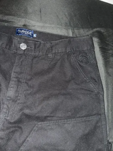 Calça TUPODE Double Knee Canvas Preta Original - Tam. 46 - Excelente Estado