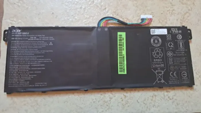  bateria original para notebook acer modelo ap16m5j 4810mah li-ion 