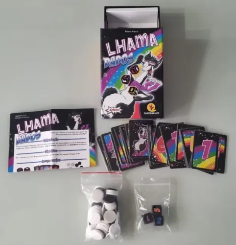 Lhama Dados Jogos de Tabuleiro