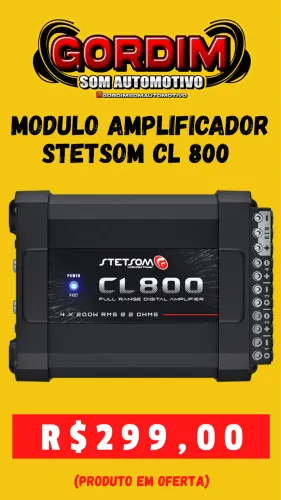 MÓDULO AMPLIFICADOR STETSOM CL800