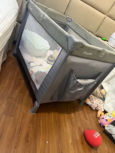 Berço Portátil Sonata Grey até 15kg - Burigotto