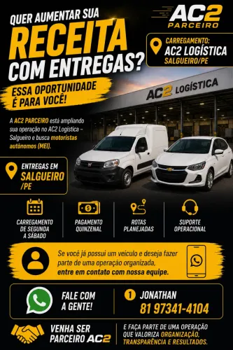 Estamos Agregando Passeio e Utilitario 