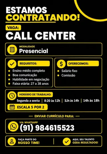 VAGA DE EMPREGO