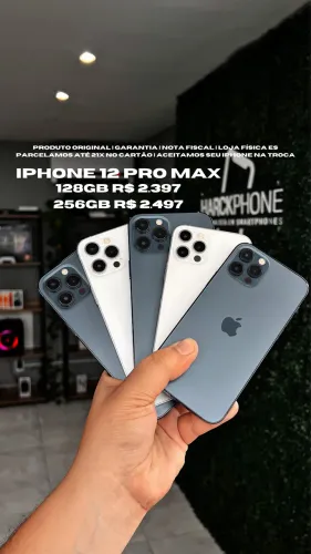 iPhone 12 Pro Max - Loja Física - Nota fiscal