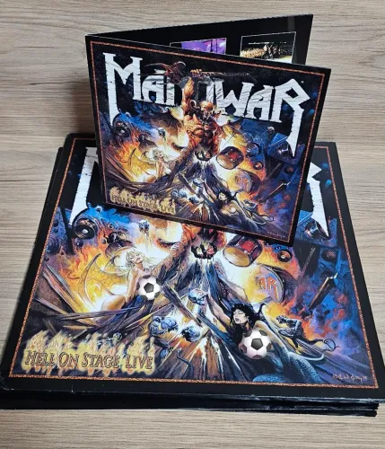 Manowar LP Hell on Stage 3lps