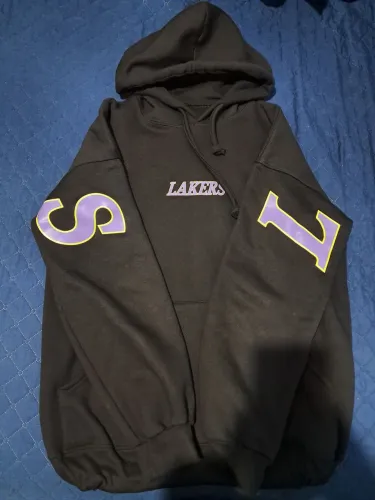 Título: Moletom Lakers Preto e Roxo NBA