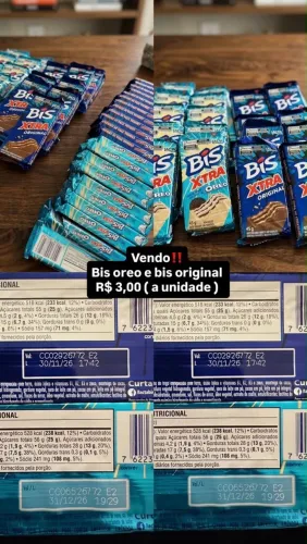 Bis oreo e ao leite / Caixa de baton garoto