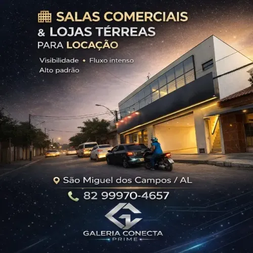 Lojas e Salas para Locação - Galeria Conecta Prime