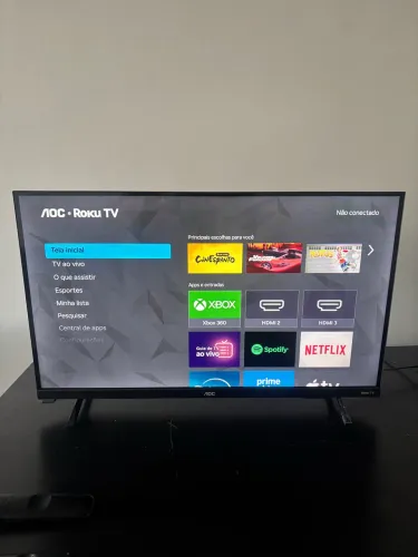 Televisão 32 Polegadas Smart Internet e aplicativos | YouTube | Netflix | Amazon Prime