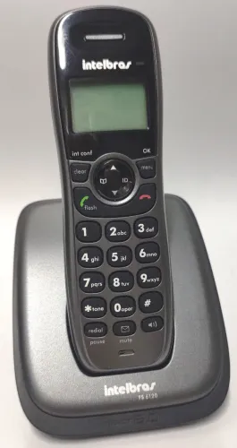 Telefone sem fio Intelbrás TS 6120 - Usado e sem bateria.