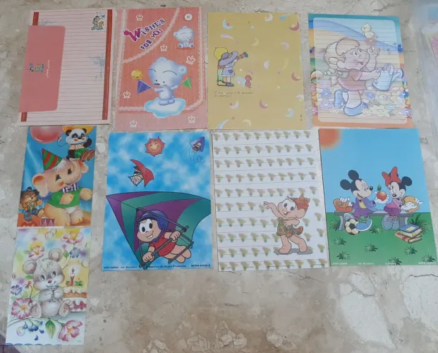 Papéis de carta, R$15 cada