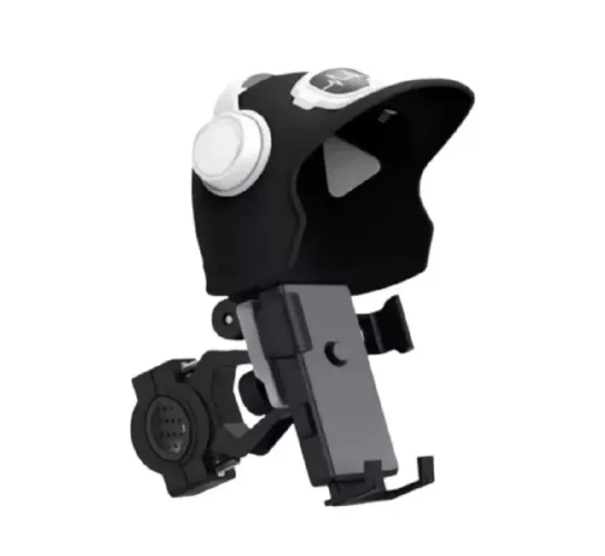 Suporte para Celular de Moto com Protetor de Chuva