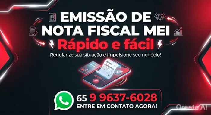 Serviço para MEI: Nota Fiscal, Digitação e Conferência