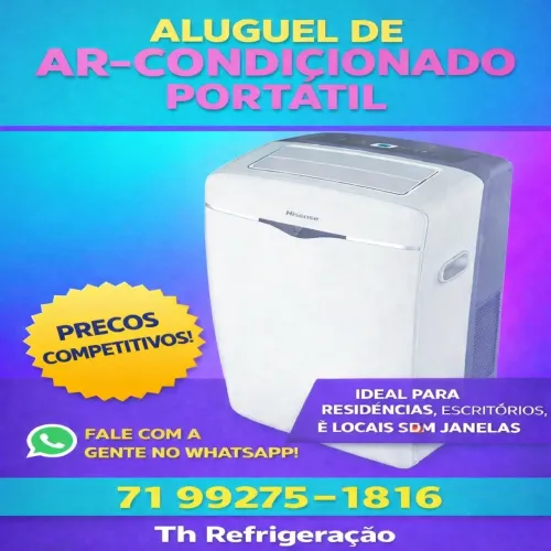 Alugo ar-condicionado portátil