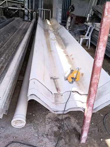 Vendo telhas canaletas usadas 50,00 o metro