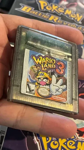 Lote de Jogos Nintendo - Wario Land 3, Pokemon X, Pokemon Y, Pokemon Battle Revolution.
