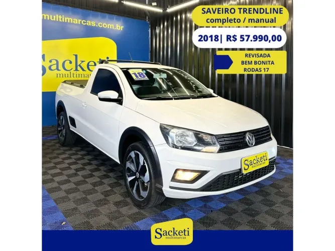 Volkswagen Saveiro Trendline 1.6 Total Flex 16V 2018